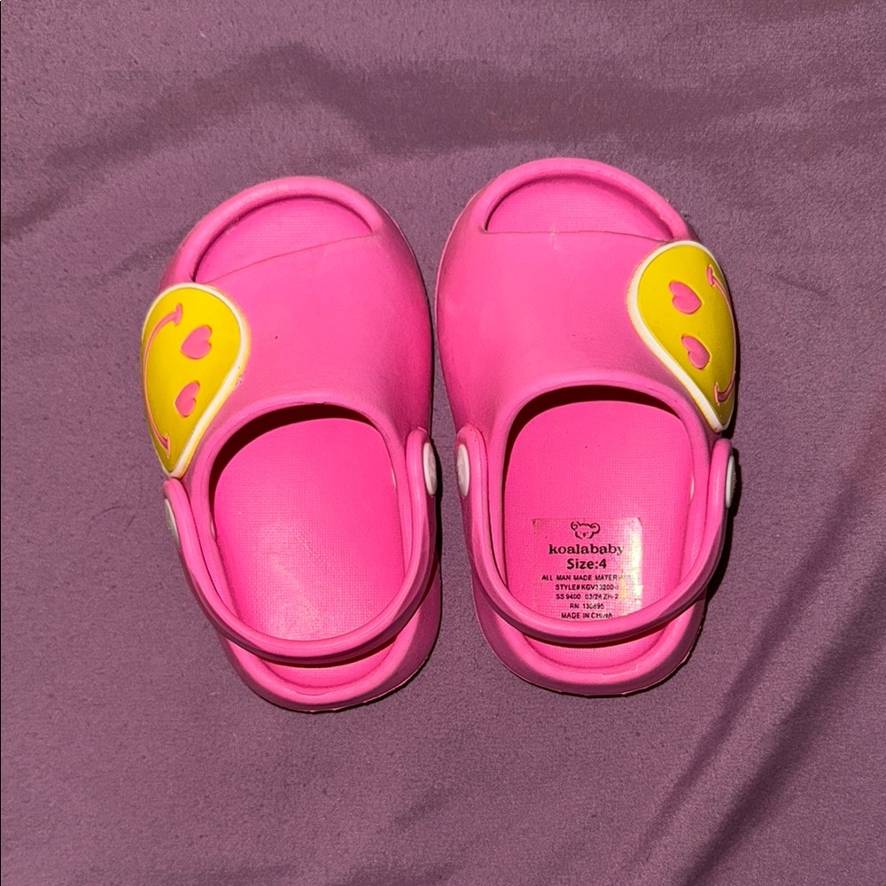 Pink Kids Clogs